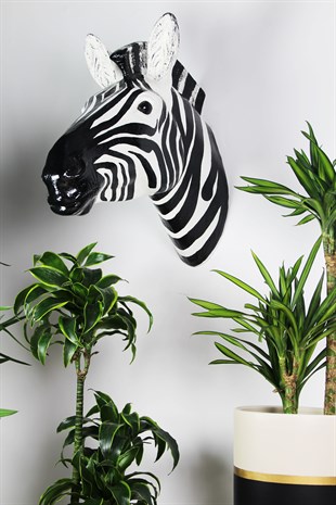 Siyah Beyaz Zebra Duvar Dekorasyon Ürünü